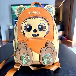 Starwars Ewok Loungefly Backpack